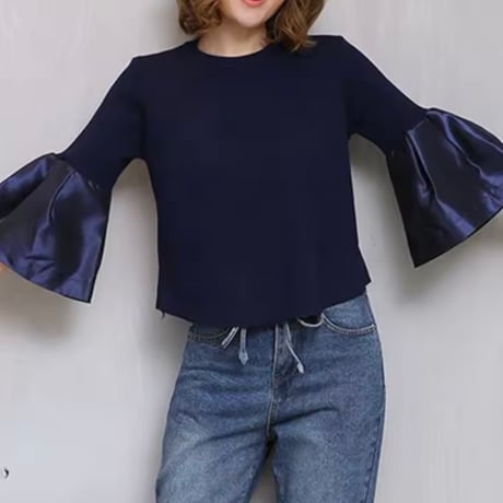 ベルスリーブトップス 3色展開