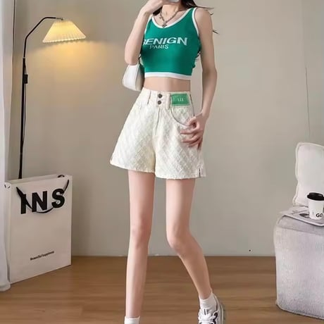 グリーンタグショートパンツ
