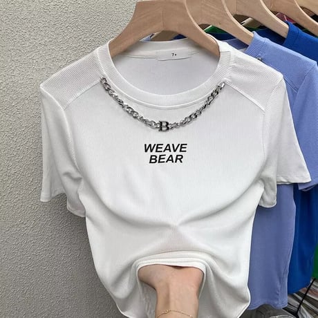 チェーントップ サマーTシャツ 5色展開