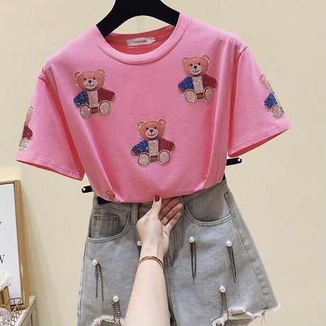 フレンチストーンベアー Tシャツ 2色展開