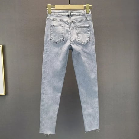パールストーン デニムパンツ