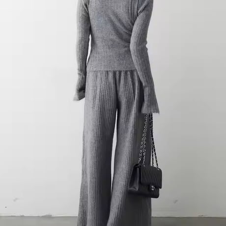 フリルニットセットアップ 4色展開