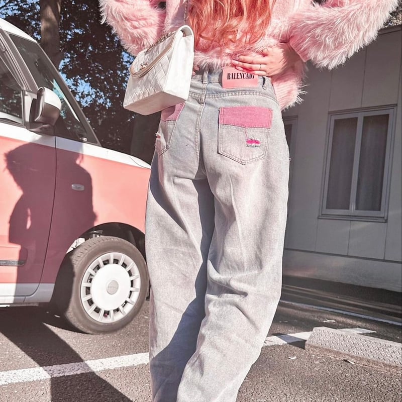 ポイントピンク ウォッシュデニムパンツ | Selectshop.Joie ポイントピンク ウォッシュデニムパンツ | Selectshop.Joie