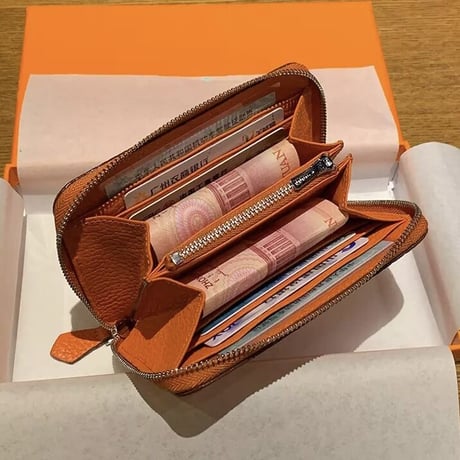 高品質レザー ミニウォレット 12色展開