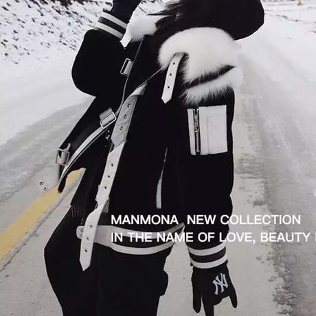 イミテーションファー ラインジャケット