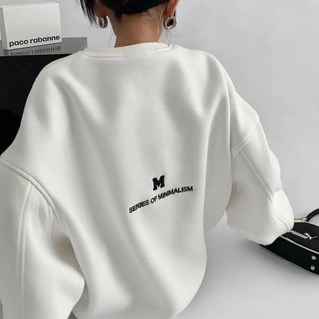 レターステッチ オーバースウェット 3色展開