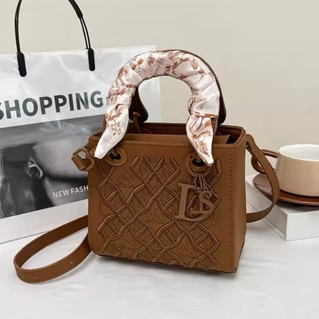 クロスステッチスカーフバッグ 8色展開
