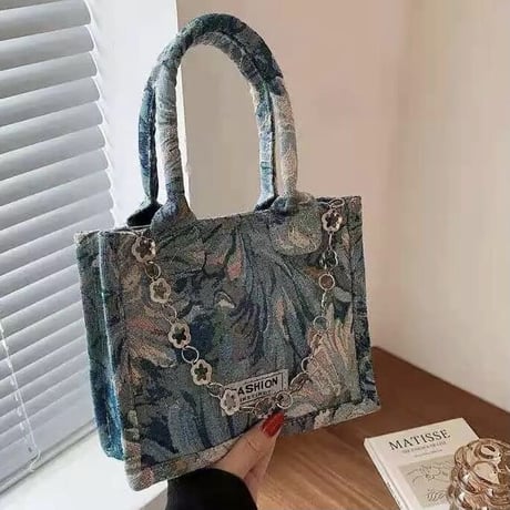 フラワーチェーン ミニトートバッグ