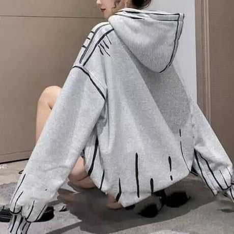 グラフィティ ルーズパーカー 3色展開