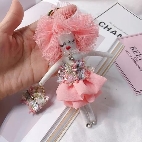 フラワーガール キーリング 2色展開