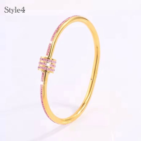 ピンクデザインブレスレット 5種類展開