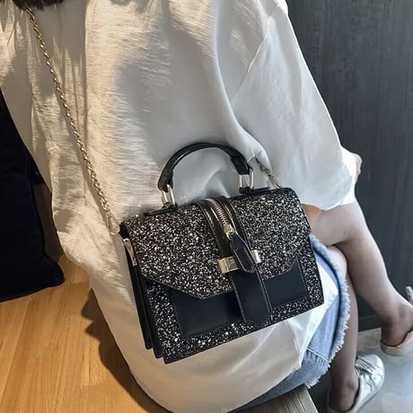 グリッター チェーンバッグ 2色展開