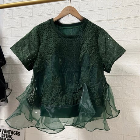 アウトメッシュ シアートップス 3色展開