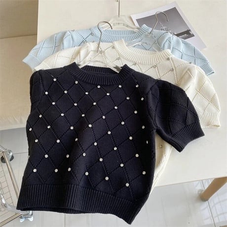 クロスストーン サマーニット 3色展開