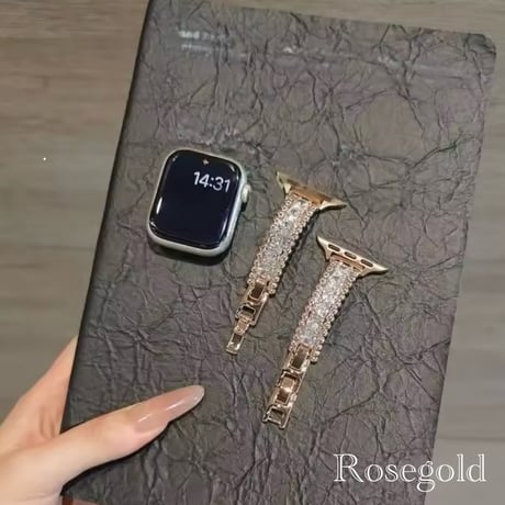 Applewatch ジルコニアストーンベルト 4色展開