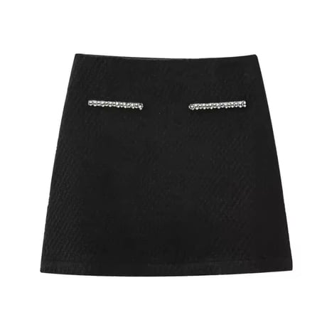 ビジューラインツイードセットアップ 2色展開