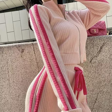 カジュアルライン セットアップ 2色展開