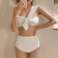 ワンショルダータイトップ ビキニ 2色展開