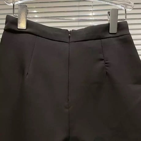 【Sサイズ即納】ビジューライン ハイウエストショートパンツ