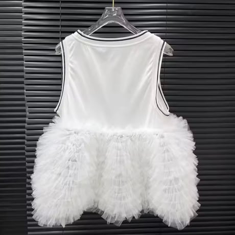 チュールロゴタンクトップ 2色展開