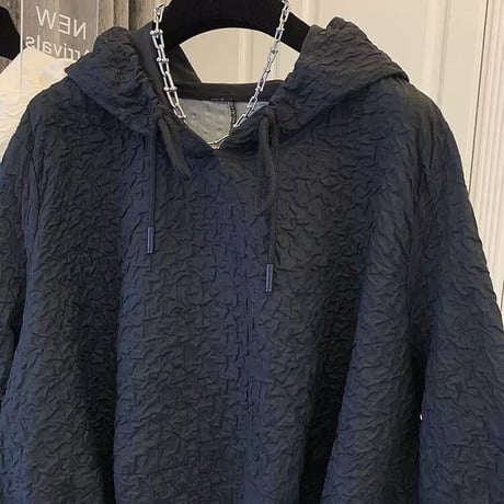 シンプルトレンディ フーディトップス 2色展開