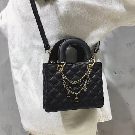 2way チェーンキルティングバッグ 5色展開