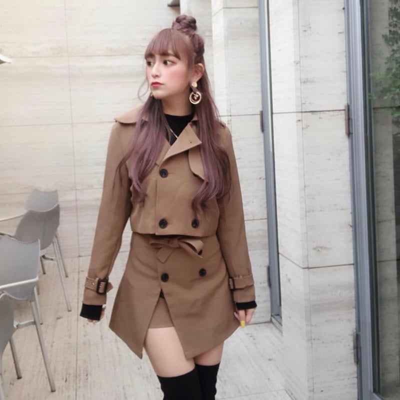 BUBBLES レイヤードトレンチセットアップ トレンチセットアップ | Selectshop.Joie