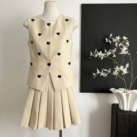 ハートモチーフセットアップ 2色展開