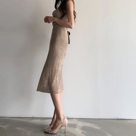 クロップトップ サマーセットアップ 2色展開