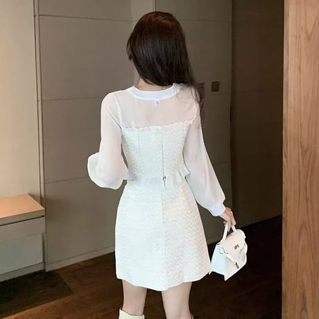 シフォンツイード セットアップ 2色展開