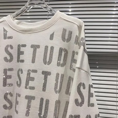 アルファベットストーン スウェットトップス 2色展開