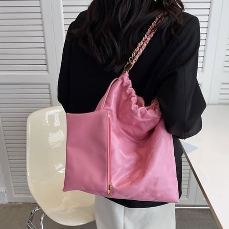 ソリッドチェーン ハンドバッグ 3色展開