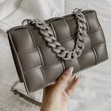ジュエリーストラップ チェーンバッグ 7色展開