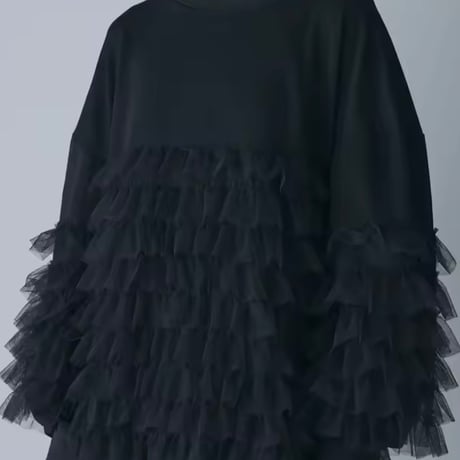 フリルスウェットトップス 3色展開