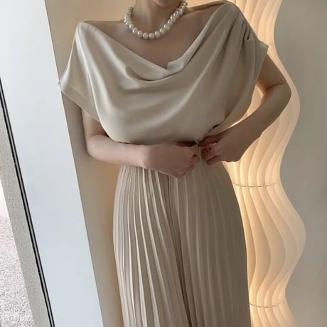 クラシックショルダー ブラウス 3色展開