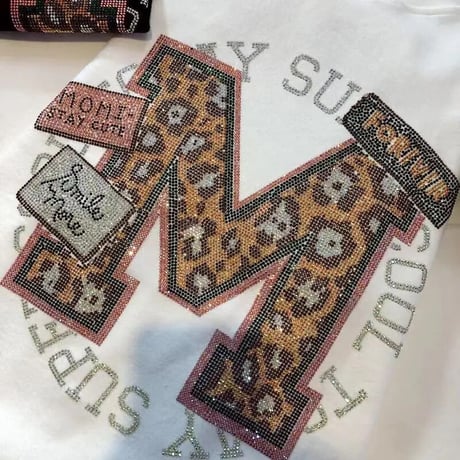 レオパード ストーンTシャツ 2色展開