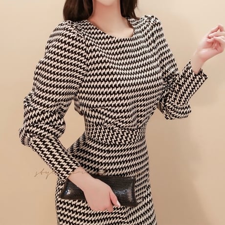 千鳥格子 フィッシュテールセットアップ