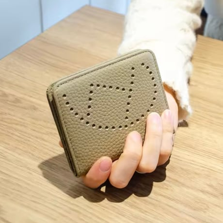 エンボスレザーミニウォレット 6色展開