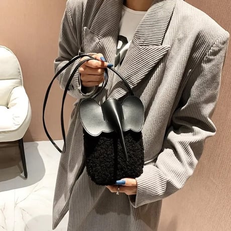 エレファントレザー ボアバッグ 3色展開