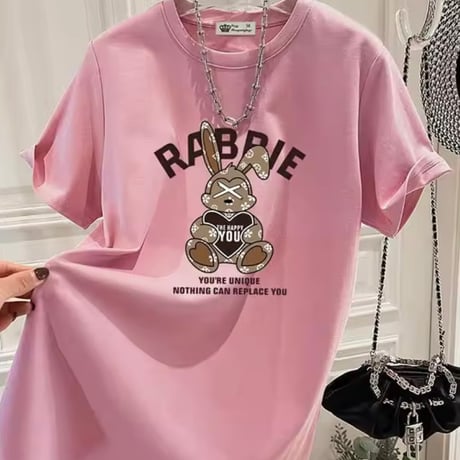 RABBIEオーバーTシャツ 7色展開