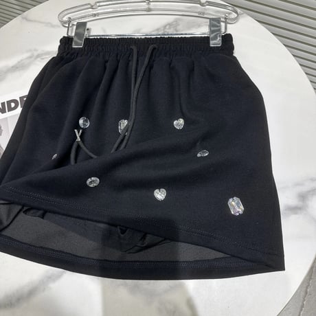 クリスタルビジュー スウェットセットアップ 3色展開