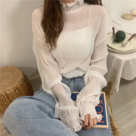 カシュクール ブラウス 3色展開