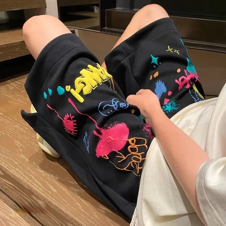 カラフルペインティング スウェットパンツ 3色展開