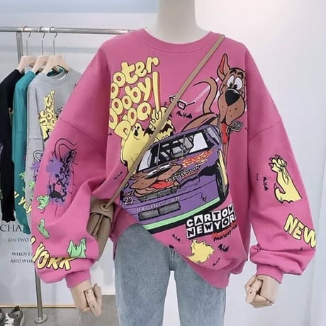 コミックプリント オーバースウェット 7色展開