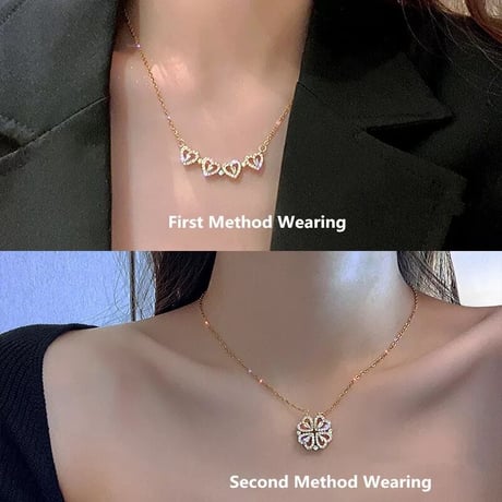 【2way】ジルコニア マグネットジュエリーネックレス 2色展開