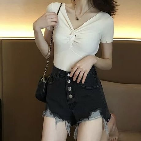 【Blue即納】バストクロス サマーニット 7色展開
