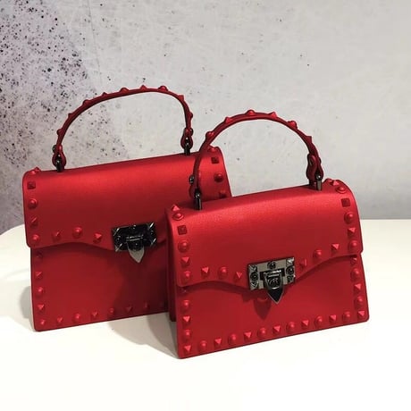 2way スタッズ ジェリーバッグ 5色展開