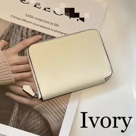 高品質レザー ミニウォレット 12色展開