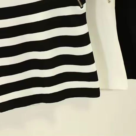 ジッパースリムサマーニット 3色展開