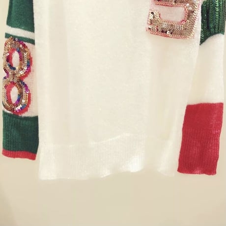 ナンバースパンコール ニット 2色展開